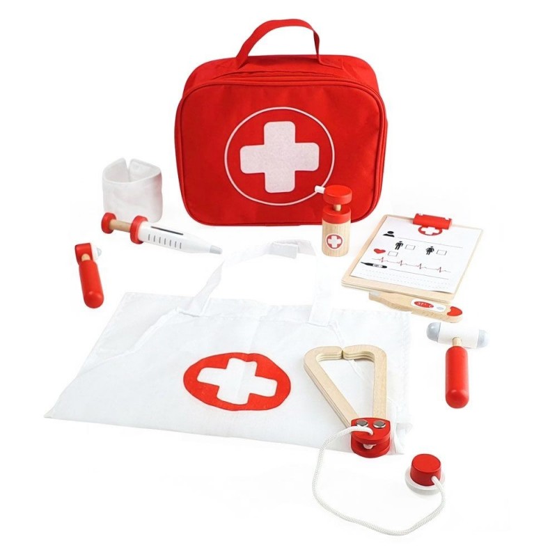 Bigjigs medinis gydytojo rinkinys (10 el) – pagrindinis vaizdas