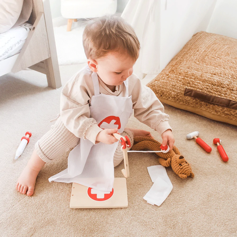 Bigjigs medinis gydytojo rinkinys (10 el) – vaizdas 4