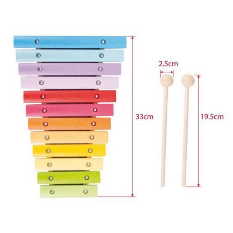 Bigjigs medinis muzikos instrumentas Ksilofonas – vaizdas 3