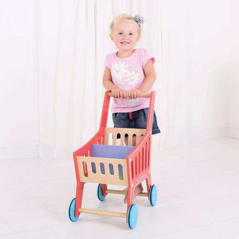 Bigjigs medinis prekių vežimėlis – vaizdas 2