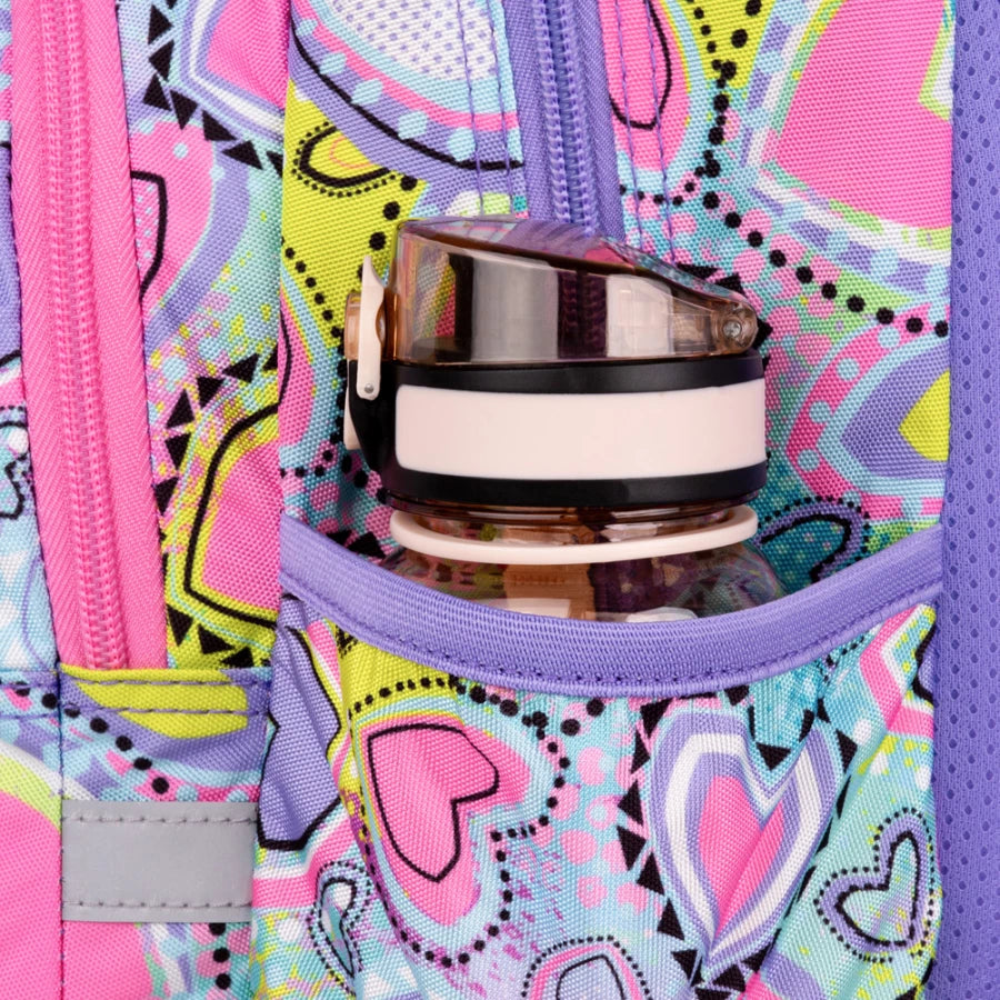 Mokyklinė kuprinė Pastel Hearts rinkinys 3 dalių – CoolPack