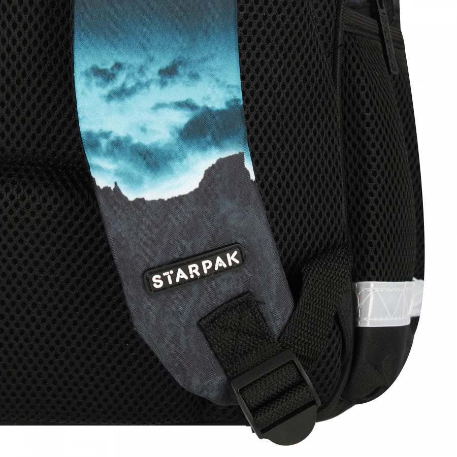 Mokyklinė kuprinė dviratis mėlyna – Starpak