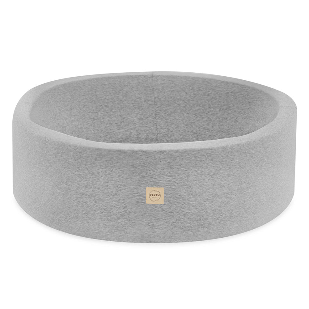PLUSH NEST Sausas Kamuoliukų Baseinas, Apvalus, Šviesiai Pilkas, Medvilnė – pagrindinis vaizdas