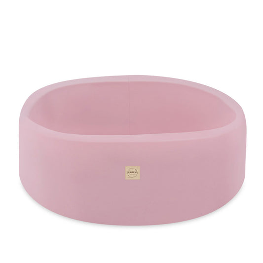 PLUSH NEST Rožinis medvilninis sausas baseinas vaikams – pagrindinis vaizdas