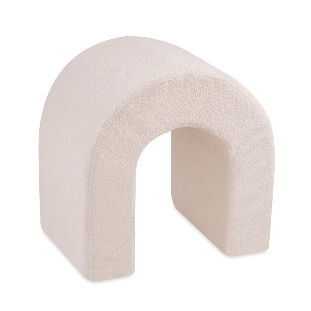 Pliušinis žaidimų pilies rinkinys „PLUSH NEST“ su kamuoliukų baseinu, kreminė „ėriuko“ oda – vaizdas 5