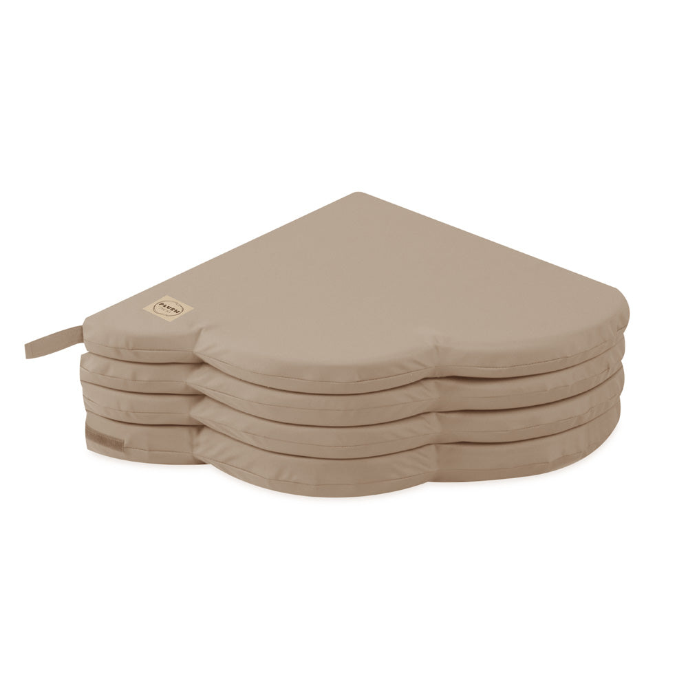 PLUSH NEST Gėlės Formos Lauko Kilimėlis, Smėlio SP – vaizdas 7