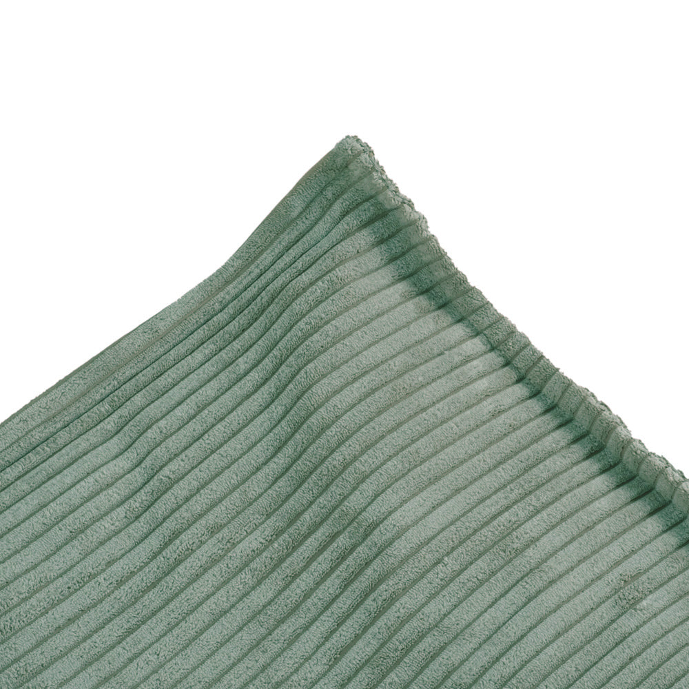 Pufas „Plush Nest“, Žalias, detalus medžiagos vaizdas – vaizdas 8