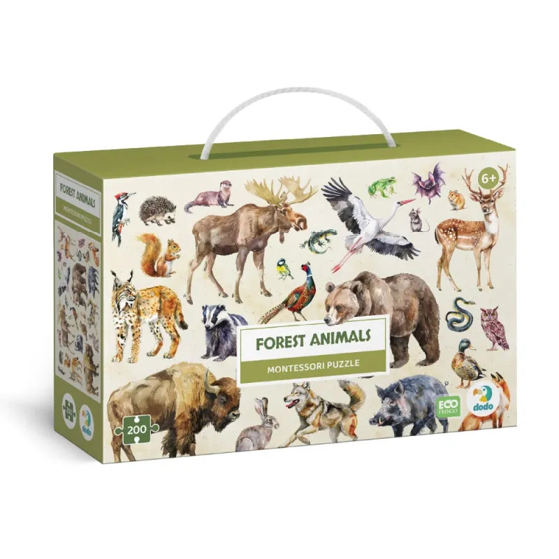 Dodo dėlionė vaikams Miško gyvūnai (200 det) – pagrindinis vaizdas
