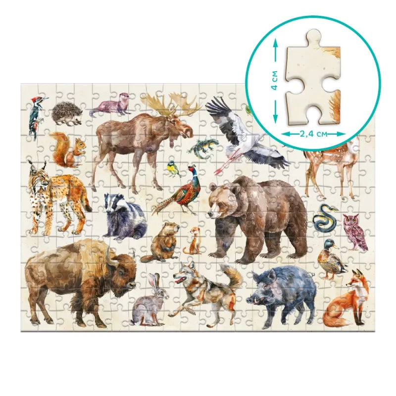 Dodo dėlionė vaikams Miško gyvūnai (200 det) – vaizdas 5