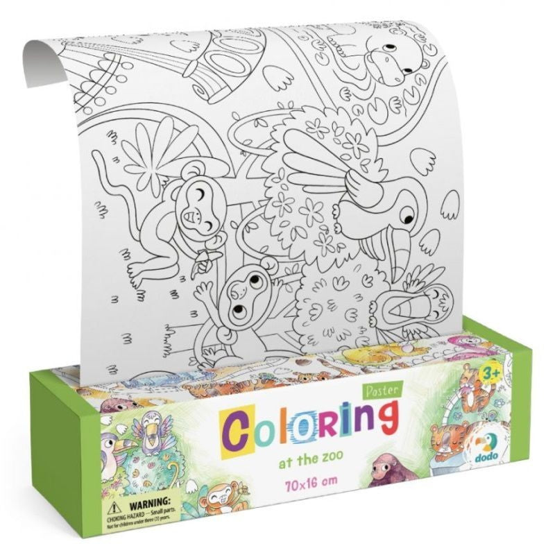 Dodo spalvinimo ritinys Zoologijos sodas – pagrindinis vaizdas