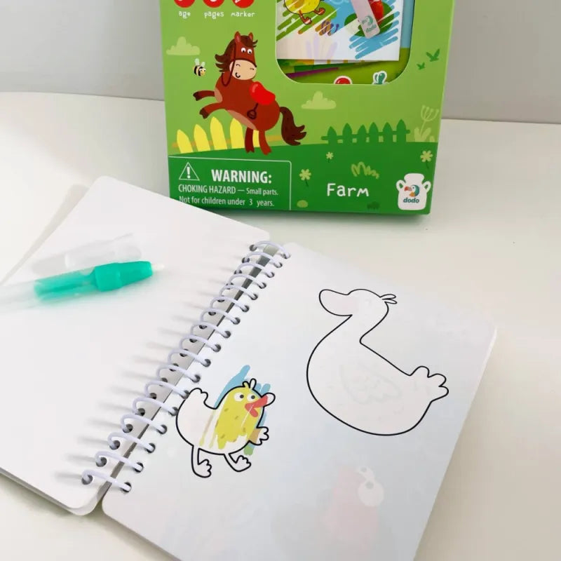 Dodo spalvinimo vandeniu knygutė Ūkis – vaizdas 4