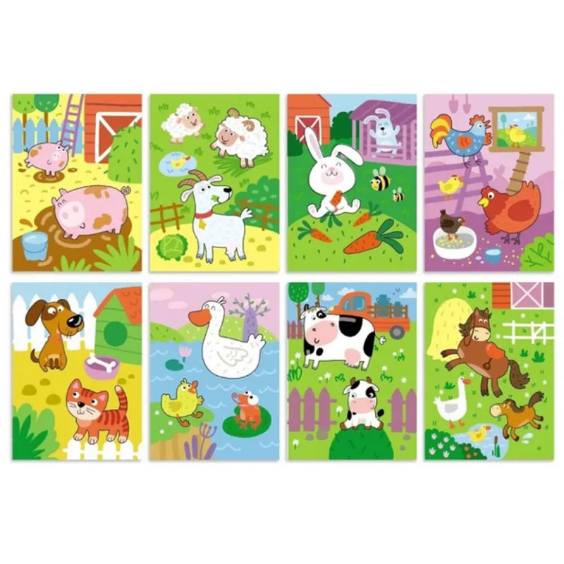 Dodo spalvinimo vandeniu knygutė Ūkis – vaizdas 5