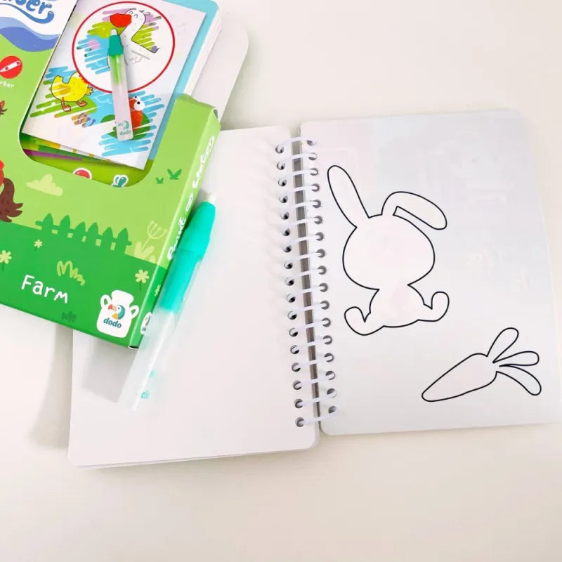 Dodo spalvinimo vandeniu knygutė Ūkis – vaizdas 6