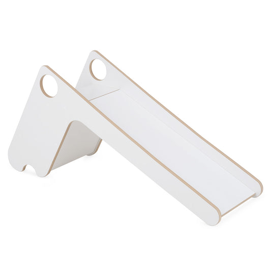 Medinė Vaikiška Čiuožykla PLUSH NEST, Balta, namuose – pagrindinis vaizdas