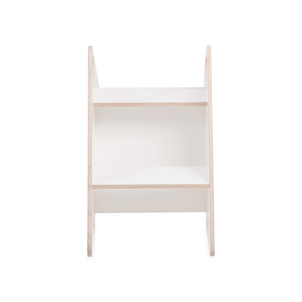 Medinė Vaikiška Čiuožykla PLUSH NEST – Lavinimo Priemonė Namams, Balta