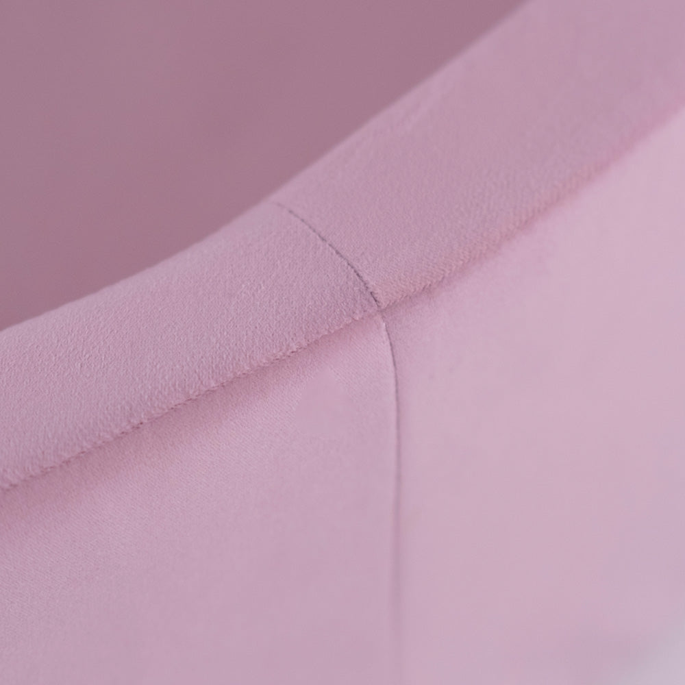 Aksominis Baseinas PLUSH NEST, Rožinis, tekstūros detalė – vaizdas 4