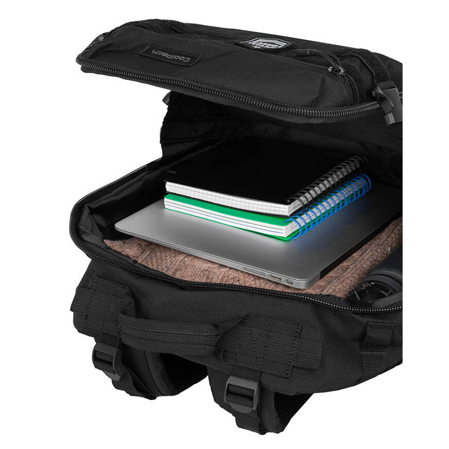 Vyresnių klasių kuprinė Soldier Juoda