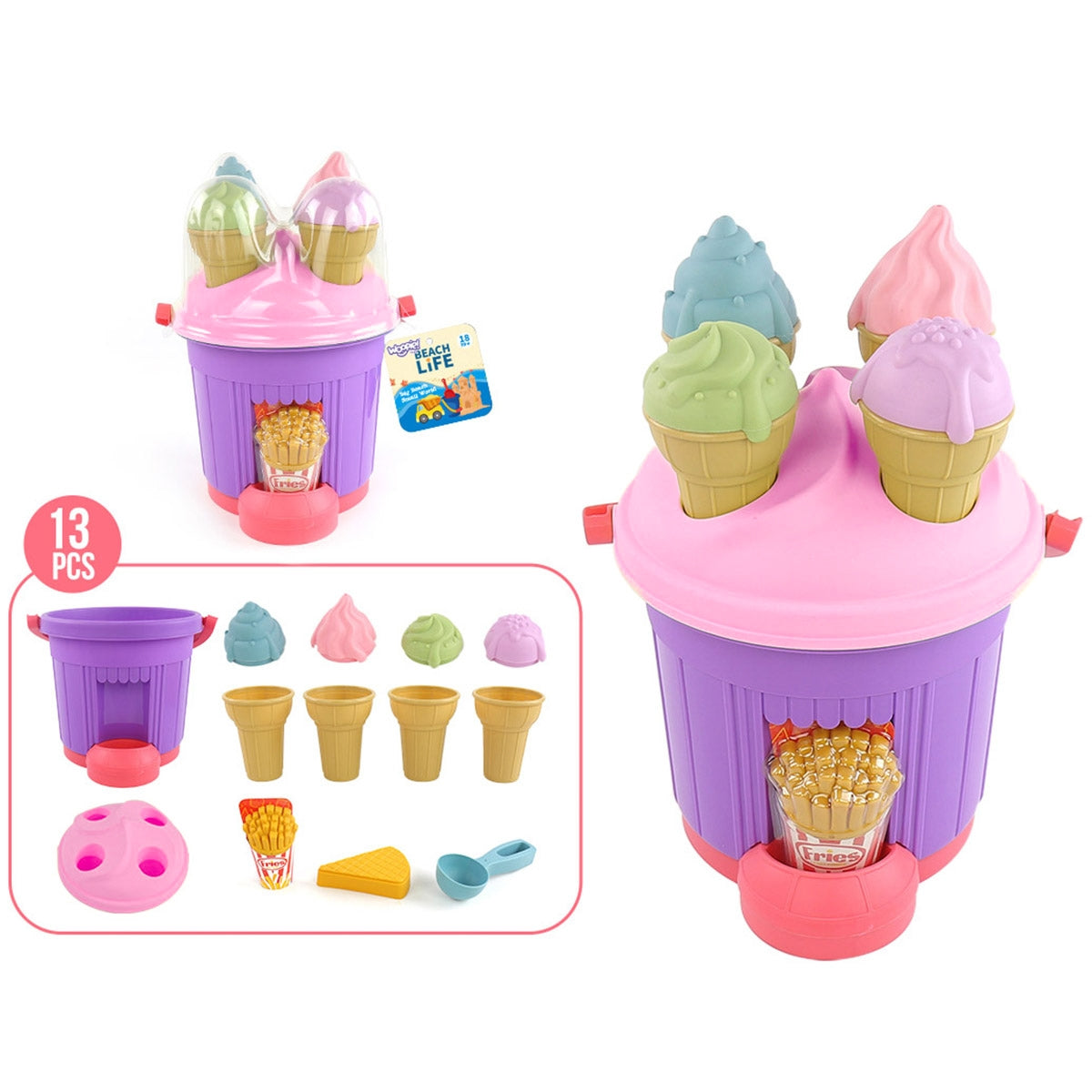 WOOPIE smėlio rinkinys Ledai – vaizdas 2