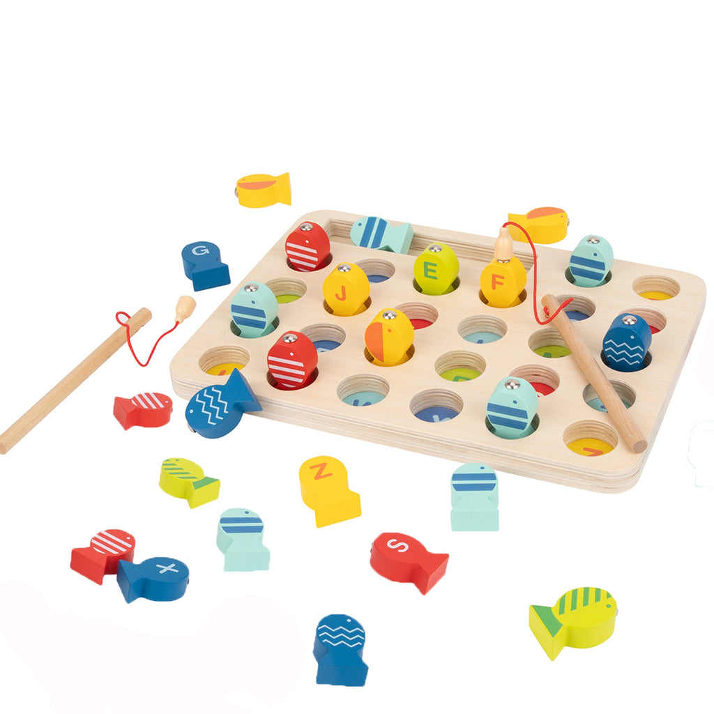 Tooky Toy Medinis Žvejybos Žaidimas su Raidėmis, 29 dalys