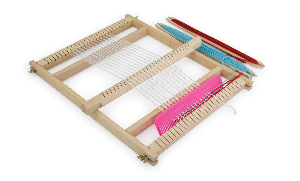 VIGA Medinė Audimo Staklė Montessori Kūrybinis Rinkinys Vaikams