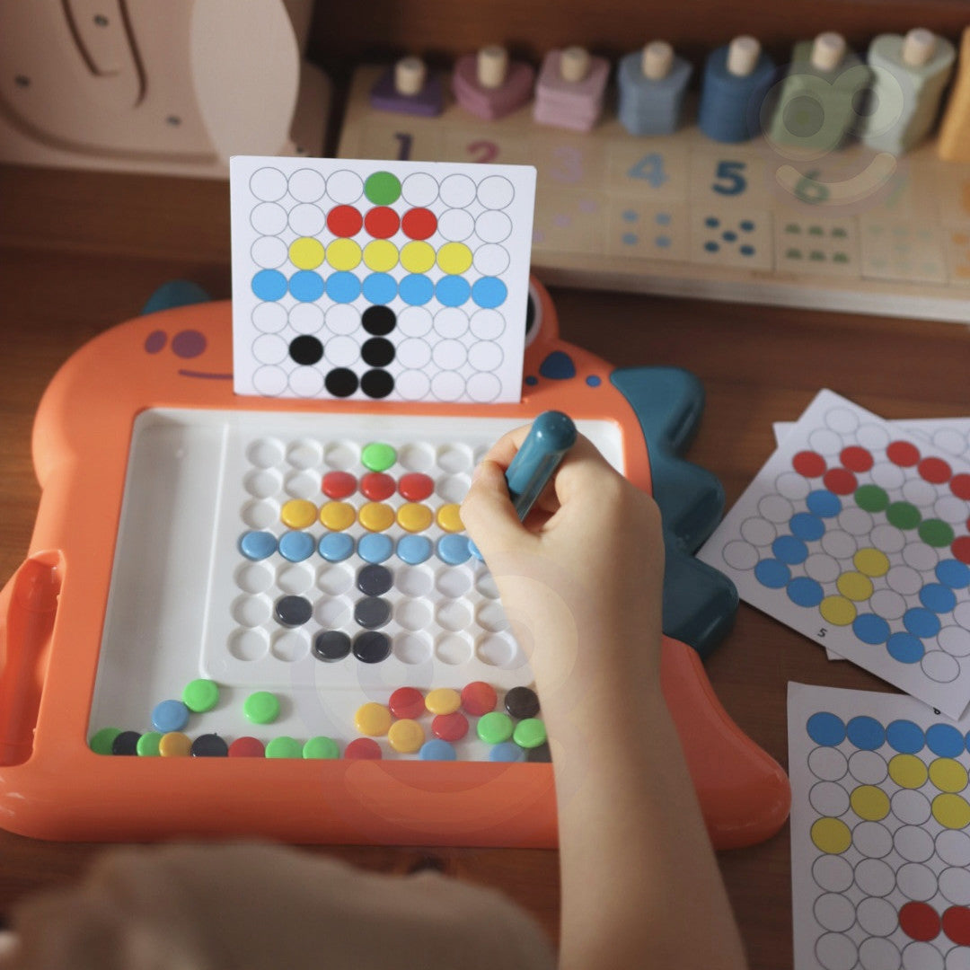 WOOPIE MagPad Magnetinė Lenta Vaikams Montessori Mozaika