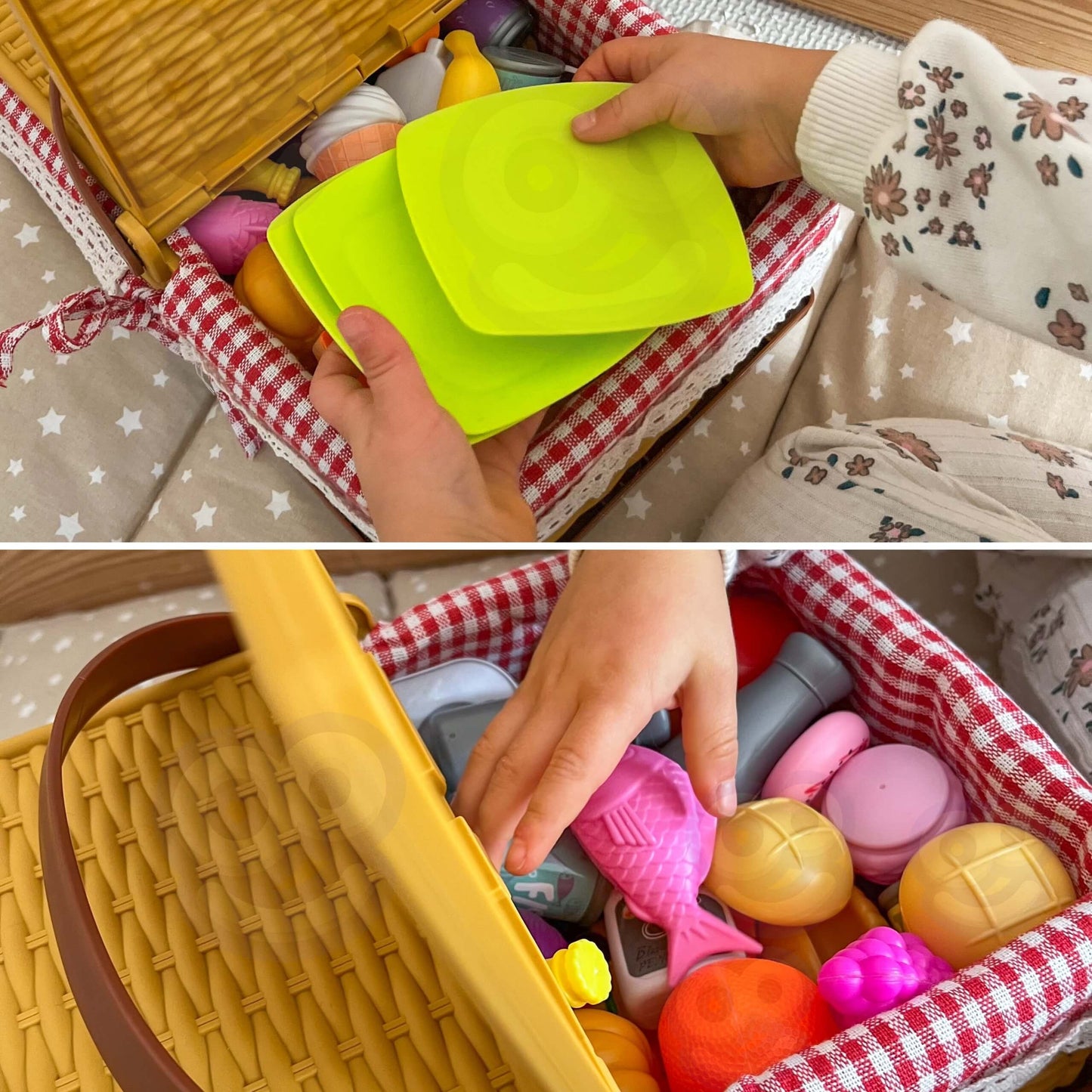 WOOPIE Pikniko Krepšelis su Maisto Rinkiniu XXL 103 detalės