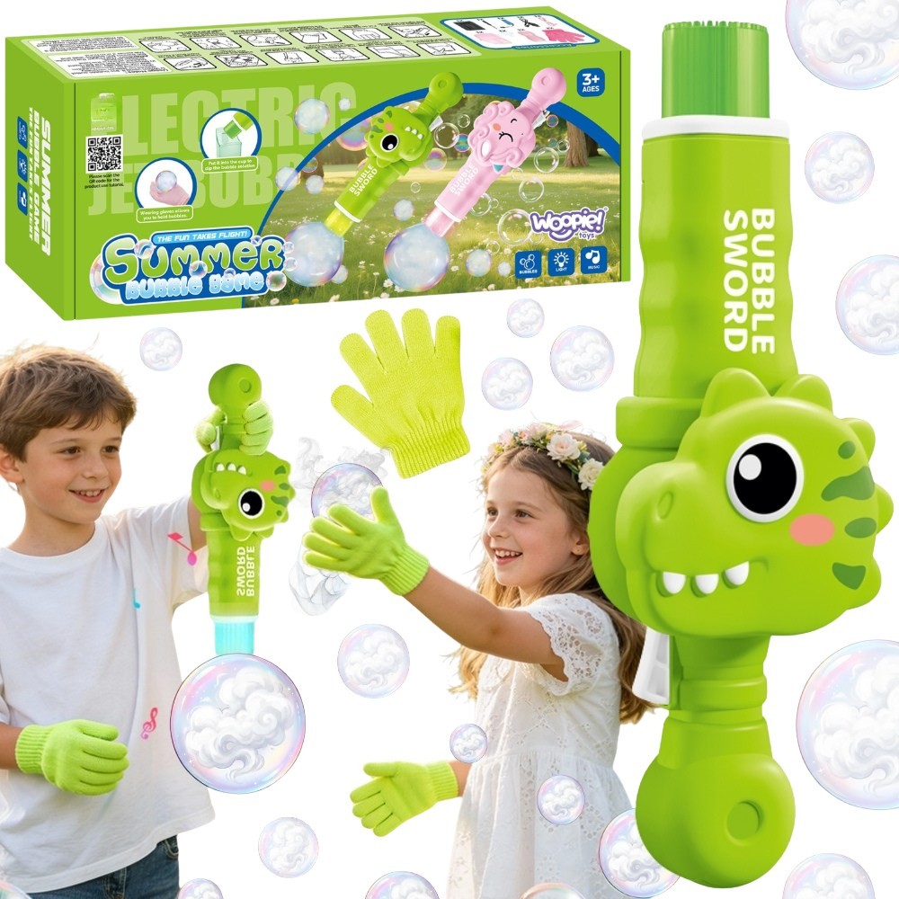 WOOPIE Muilo Burbulų Pistoletas Dinozauras su Dūmais 3+