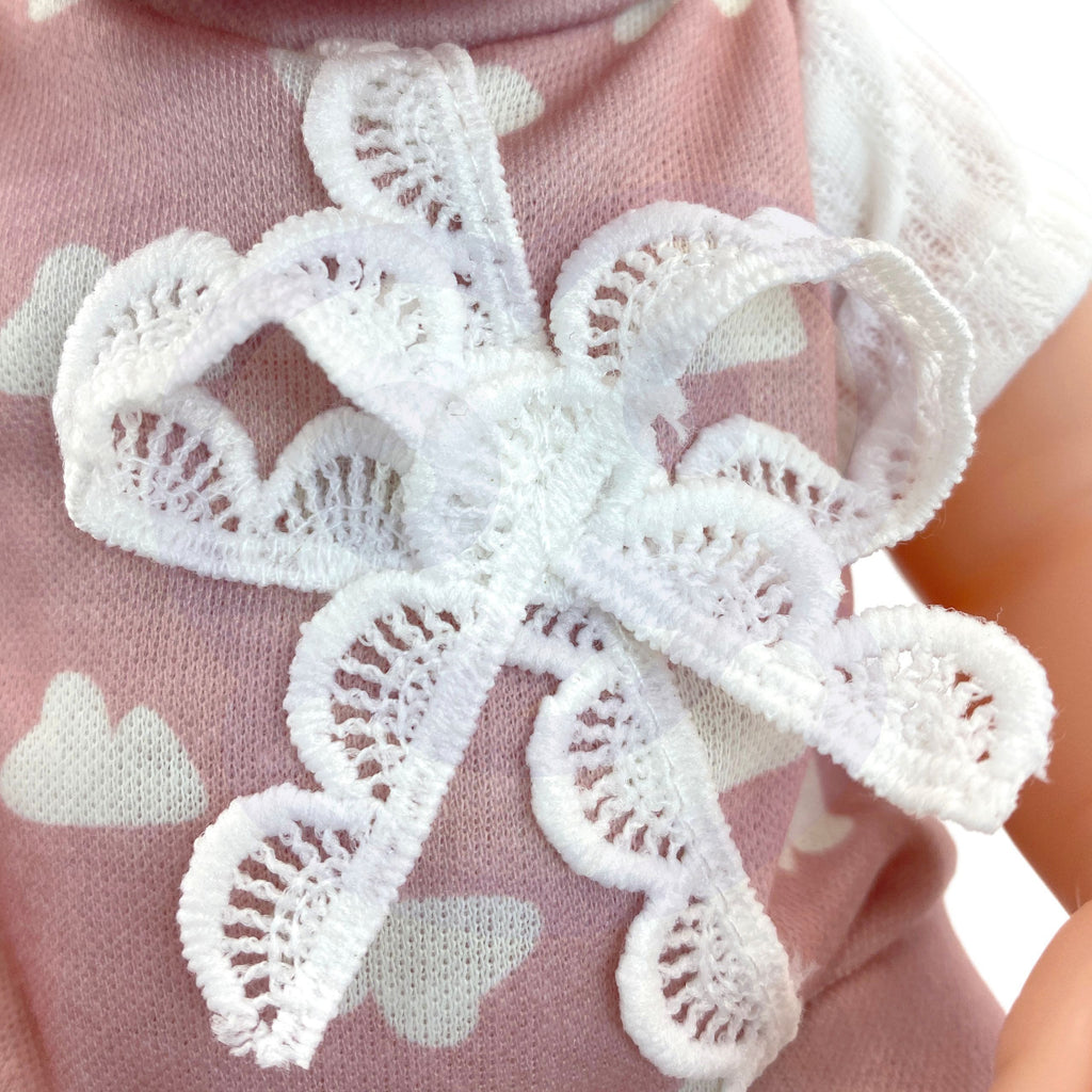 WOOPIE ROYAL Kūdikėlio lėlė 36 cm rožiniame kostiume su priedais
