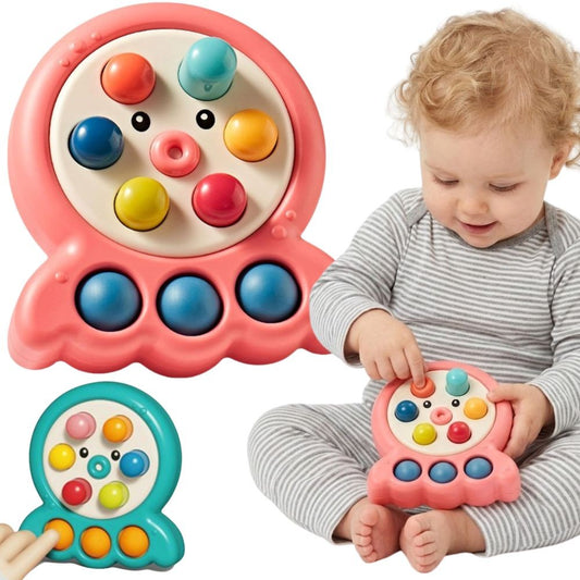WOOPIE Arkadinė Žaidimas Lazda Kurmis Aštuonkojis Rožinis 2in1