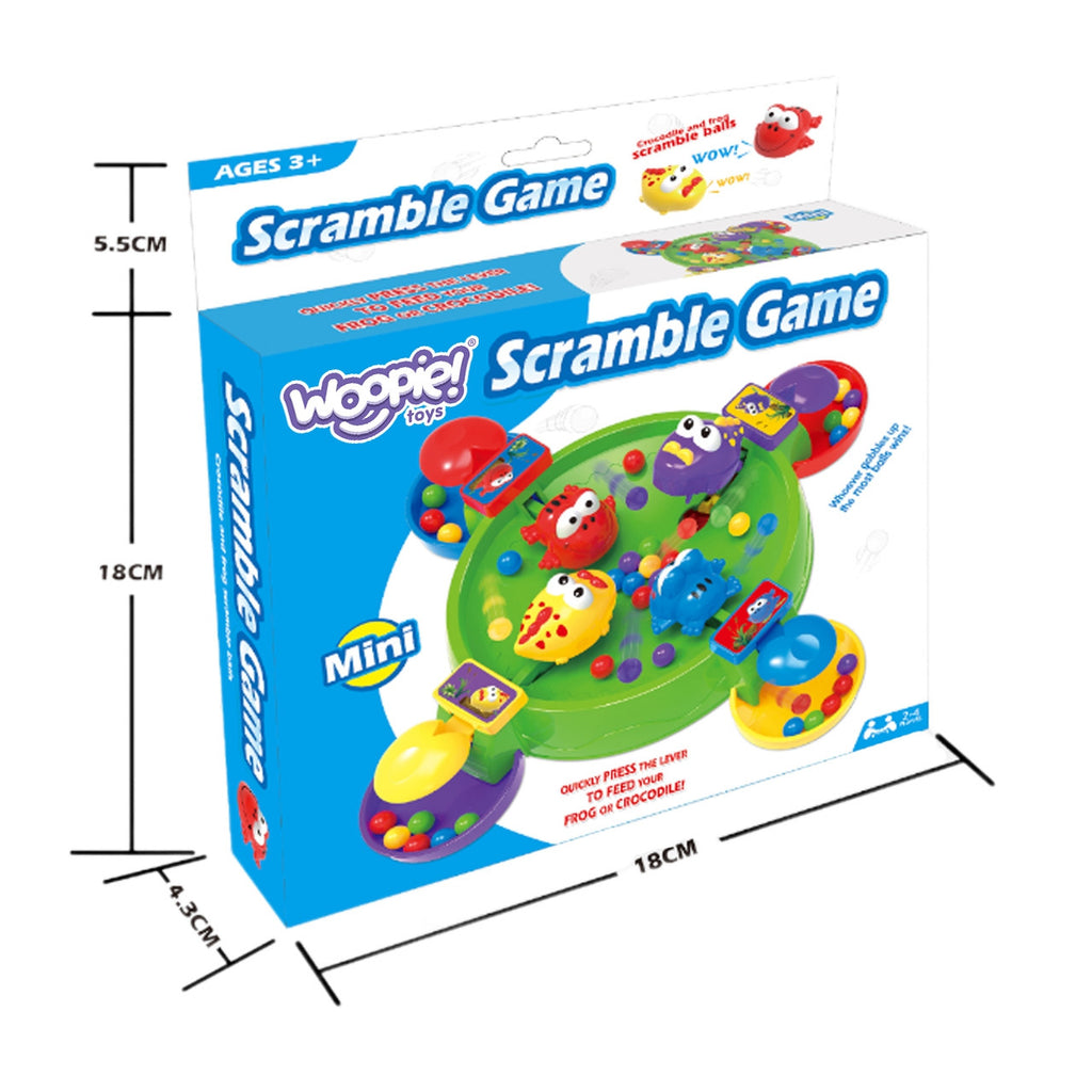 WOOPIE Alkani Varliukai ir Krokodilai – Arcade Stalo Žaidimas 3+
