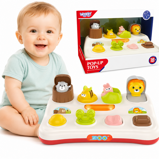 WOOPIE BABY Lavinamasis Žaislas Zoologijos Sodo Gyvūnėliai