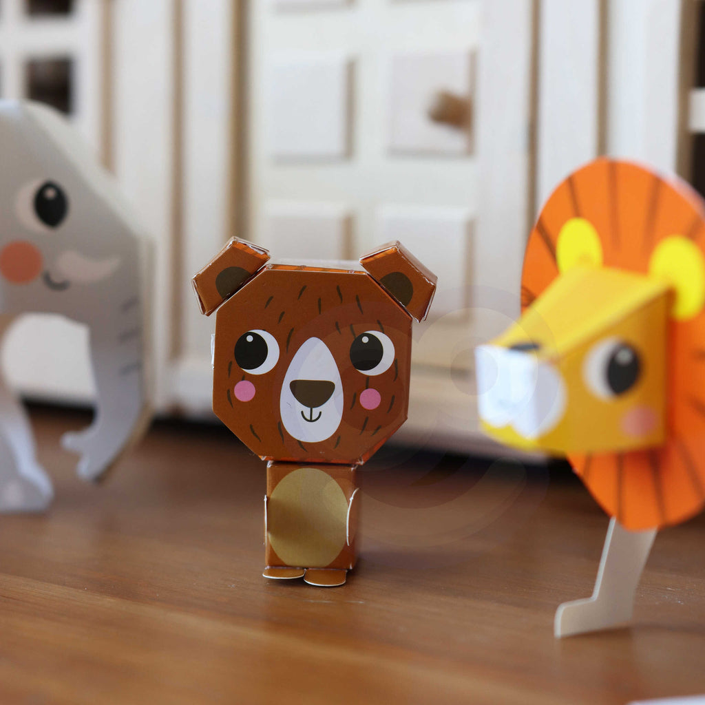 WOOPIE ART&FUN 3D Origami Kūrybinis Rinkinys – 10 Gyvūnėlių