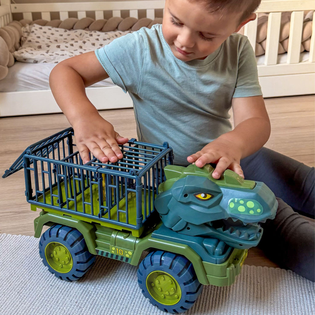 WOOPIE Dinozauro transporteris su figūrėlėmis