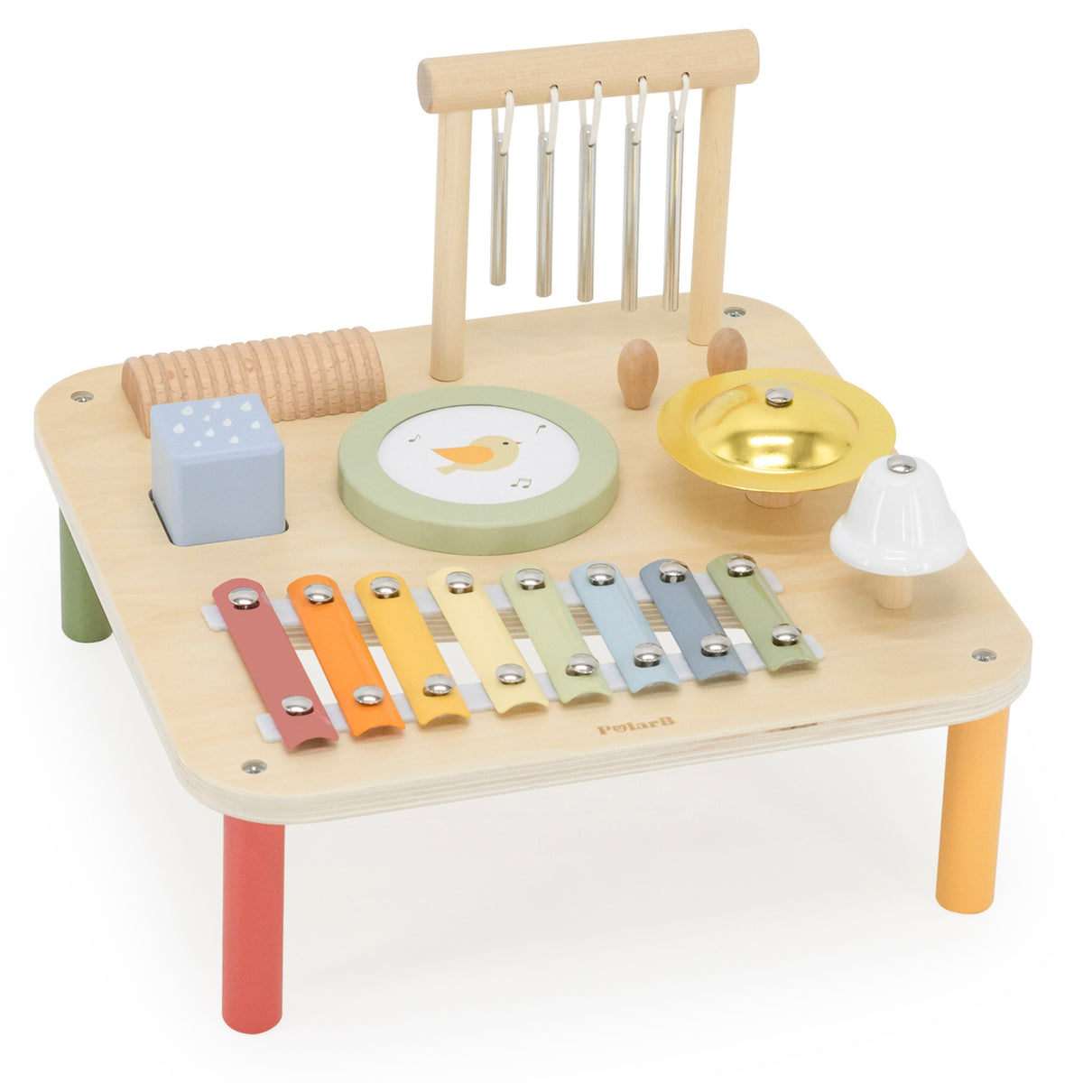 Viga Medinis Muzikinis Sensorinis Stalelis 7in1 Vaikams