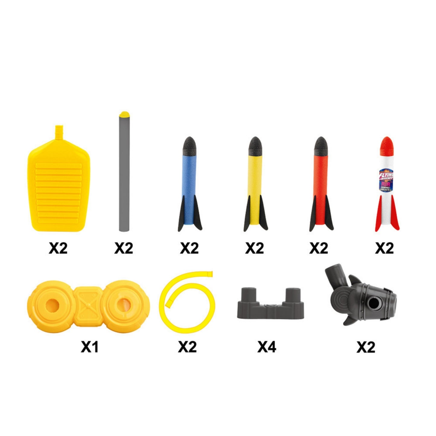 Dvi raketos virš paleidimo aikštelės su nuleidimo mechanizmu – vaizdas 5