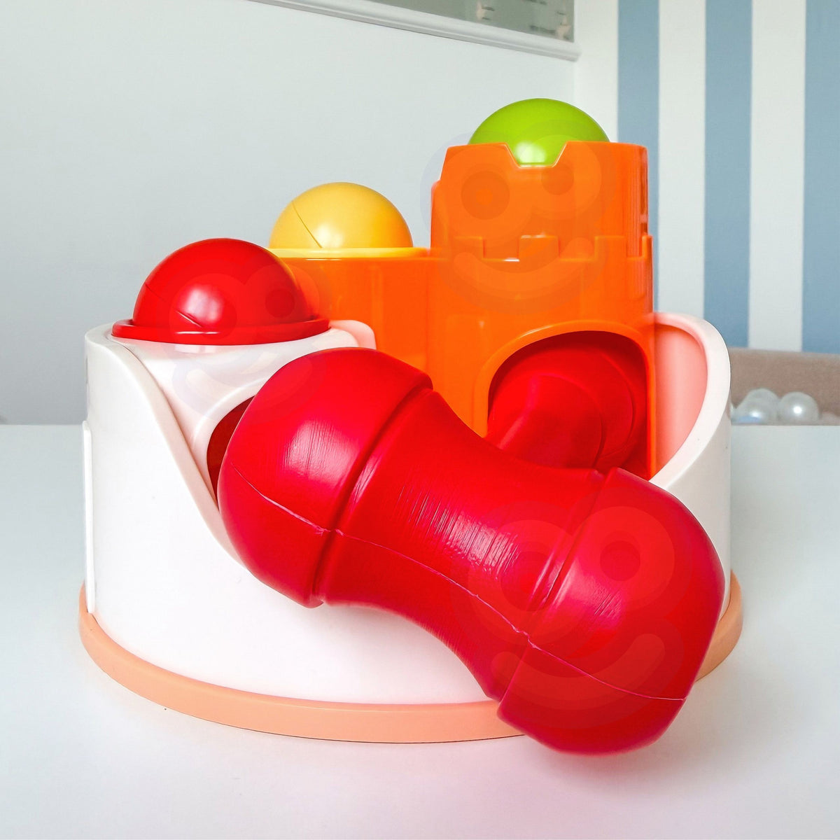 WOOPIE Baby Pilies Formos Kamuoliukų Plaktukas Lavinamasis Žaislas 12m+