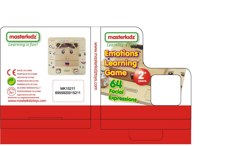 MASTERKIDZ Medinis Montessori Emocijų Mokymosi Žaidimas