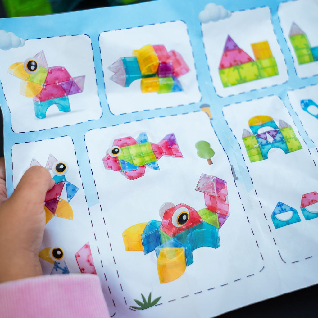 Woopie magnetiniai blokai M Block 21 el. kūrybinis rinkinys 3D