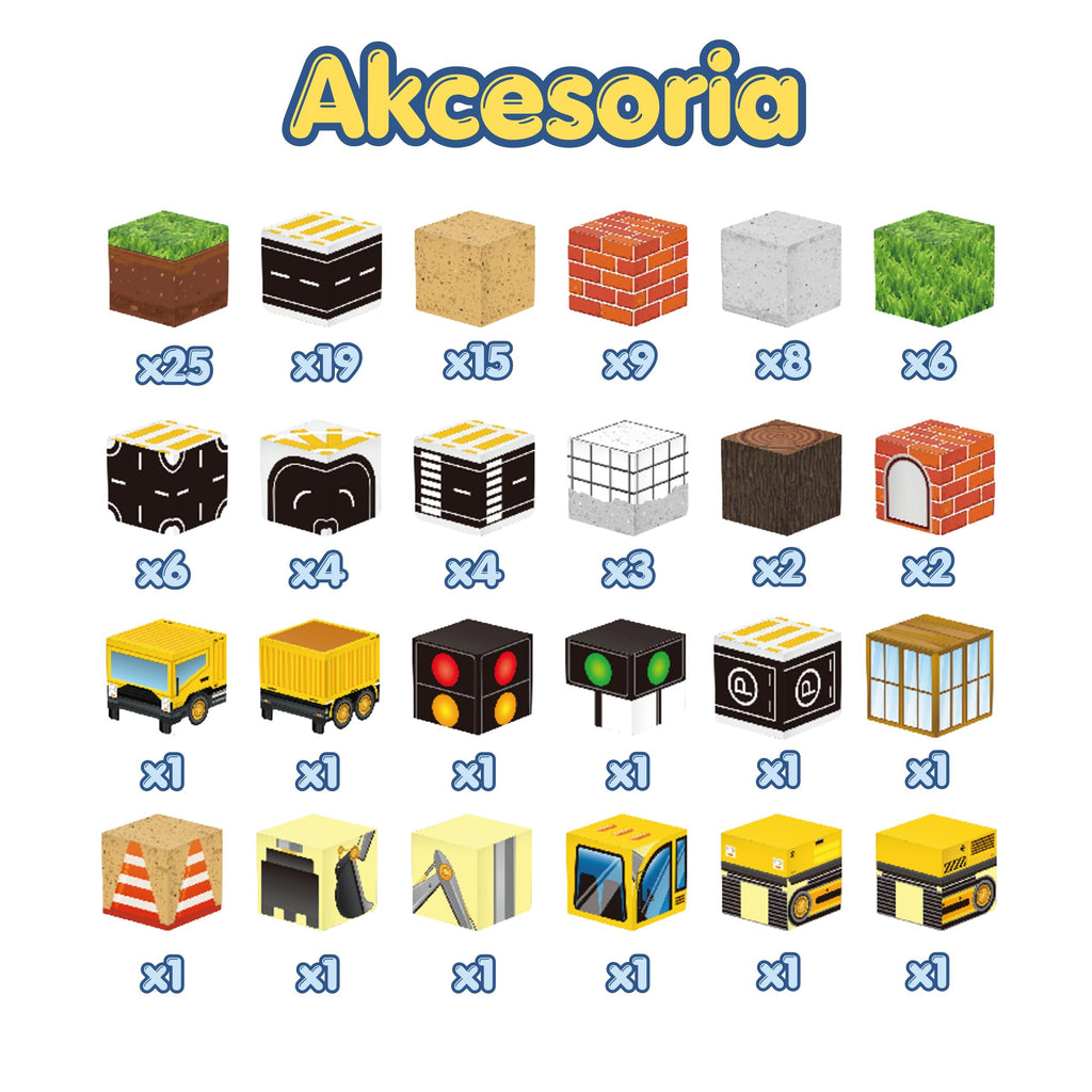WOOPIE magnetinis statybų aikštelės konstruktorius 115 dalių