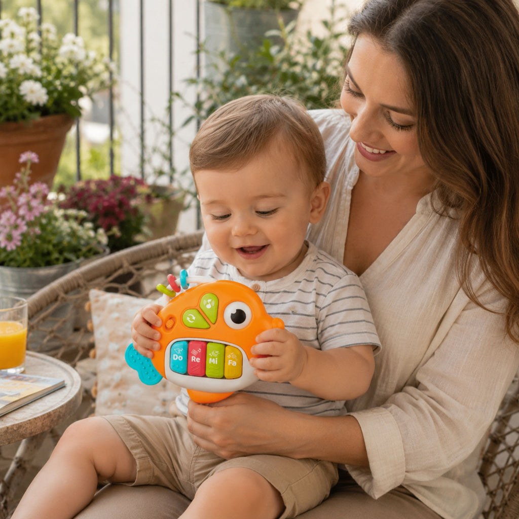 WOOPIE BABY Interaktyvus Pianinas Žuvytė su Garsais 18m+