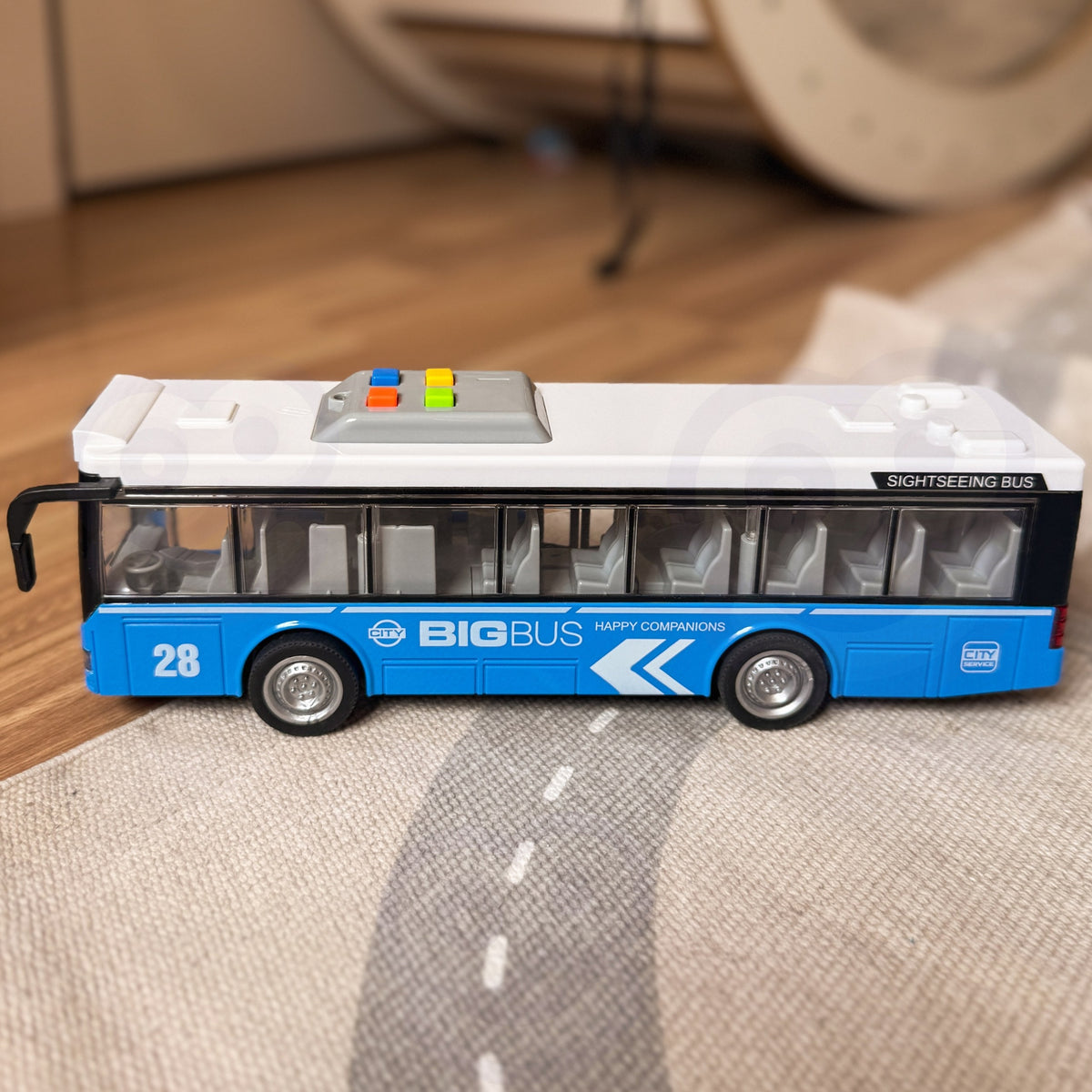 WOOPIE Interaktyvus Elektrinis Miesto Autobusas 1:16