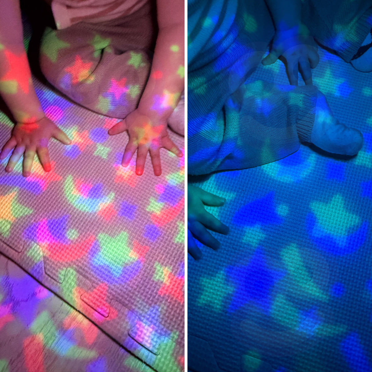 WOOPIE BABY Šviečiantis Baltasis Lokys su Projektoriumi ir Muzika