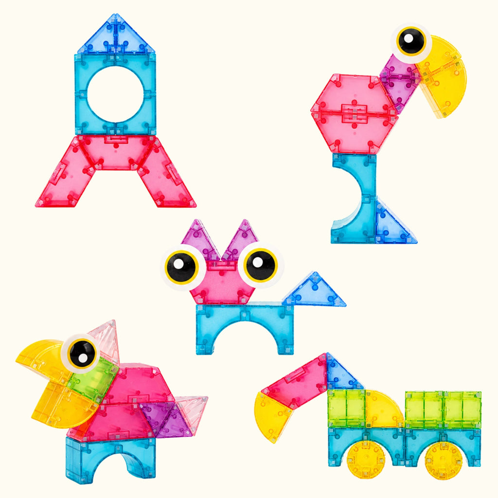 Woopie magnetiniai blokai M Block 21 el. kūrybinis rinkinys 3D
