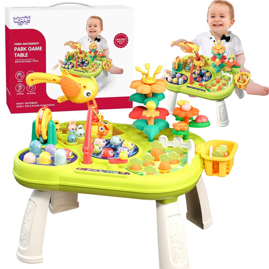 WOOPIE BABY Interaktyvus 8-in-1 Montessori lavinamasis stalas