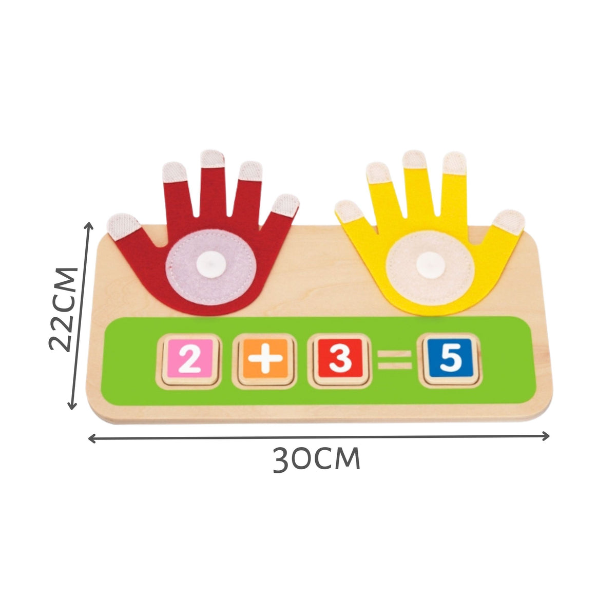 TOOKY TOY Medinis Lavinamasis Žaislas Matematikos Mokymuisi su Pirštais