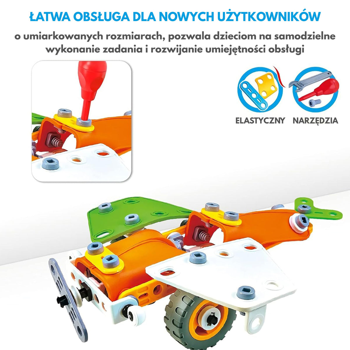 WOOPIE Konstruktorius 5in1 Transporto Priemonės 163 dalys