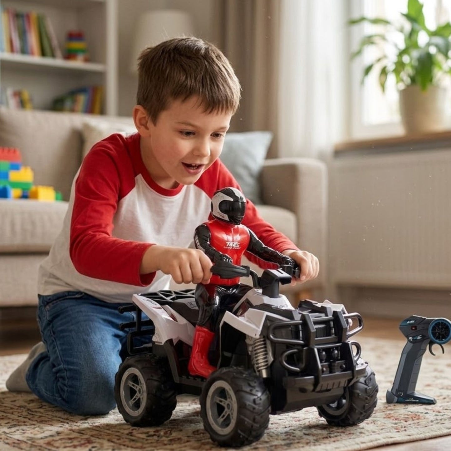 WOOPIE RC Keturratis Kvadriciklas su Vairuotoju 1:16