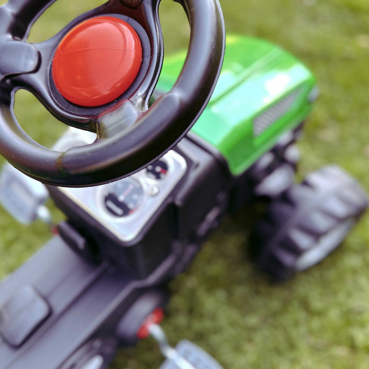 WOOPIE Farmer GoTrac MAXI minamas traktoriukas su priekaba