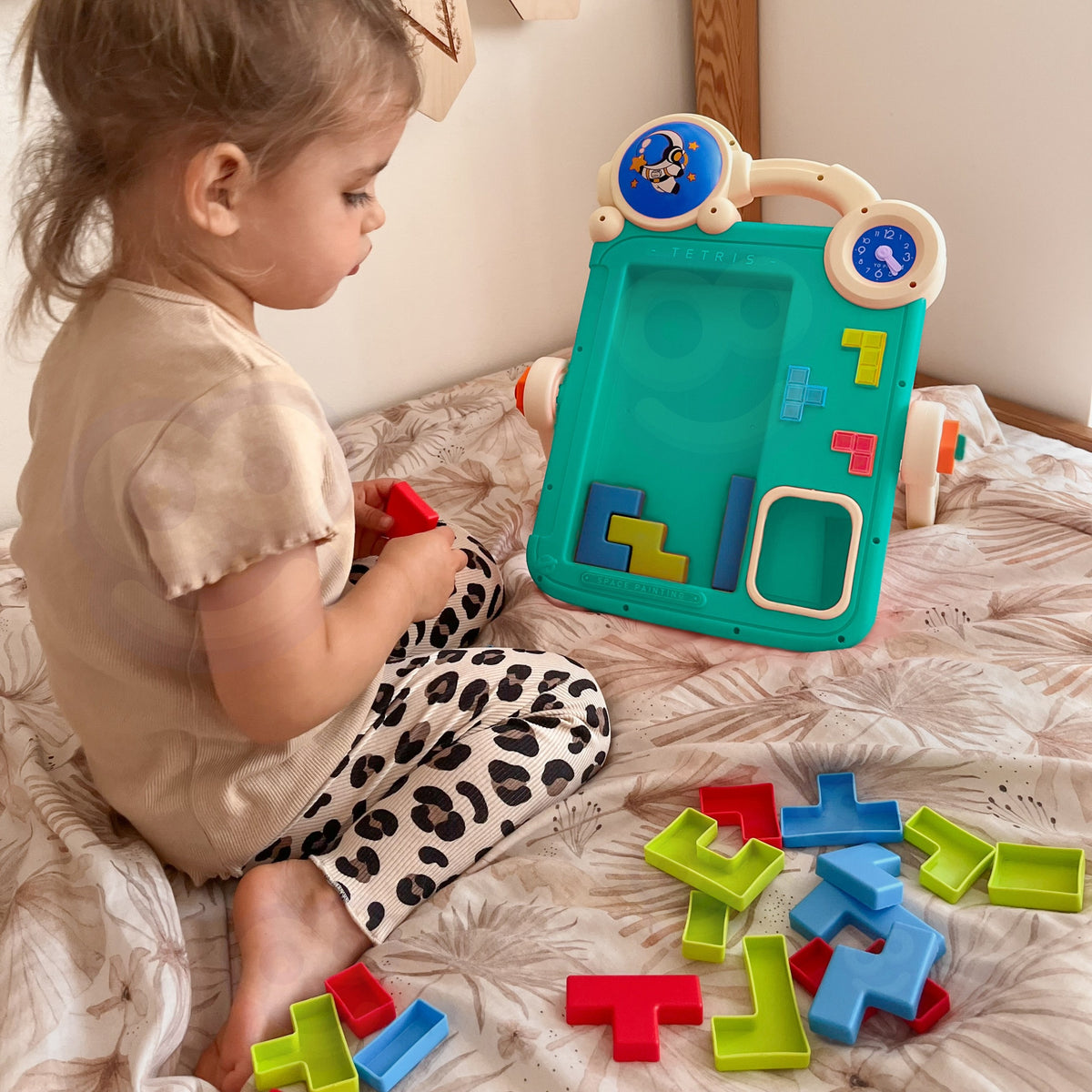 WOOPIE 2 viename Piešimo Lenta ir Tetris Žaidimas Vaikams