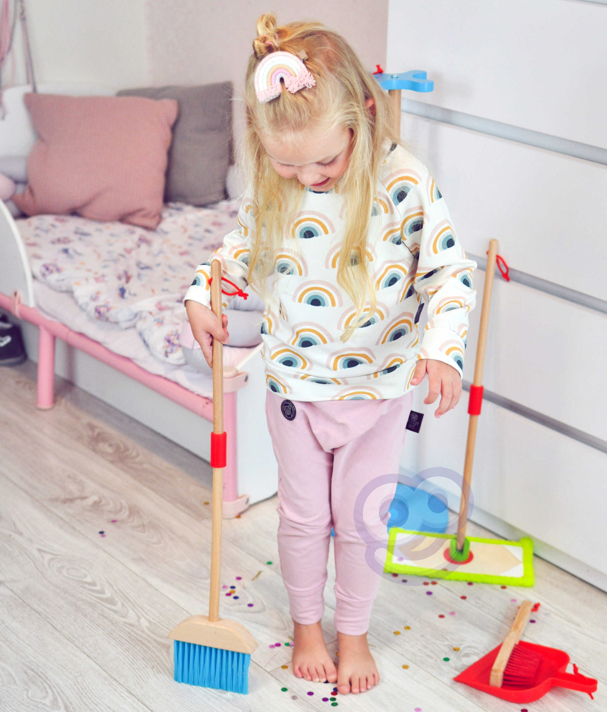 TOOKY TOY Medinis Valymo Rinkinys Vaikams 6 dalys